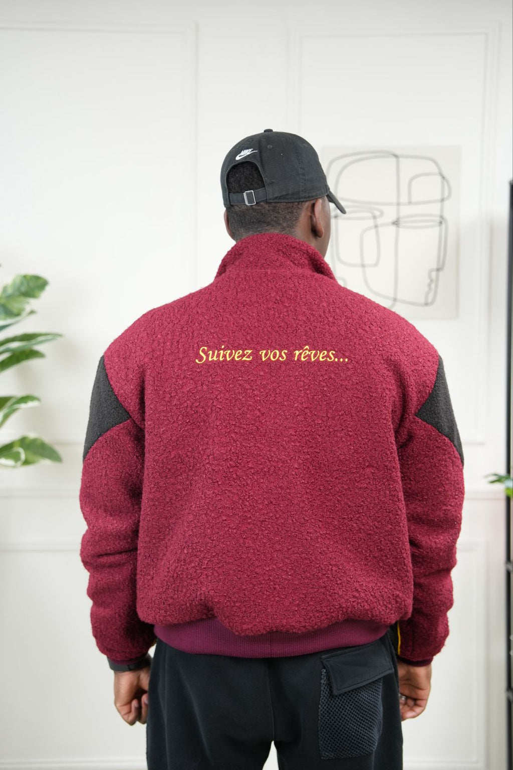 Veste textile sportif transformé