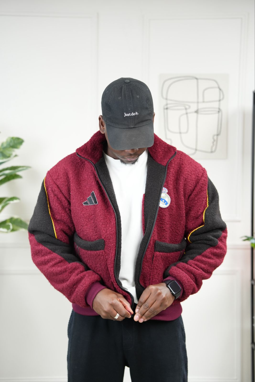 Veste textile sportif transformé