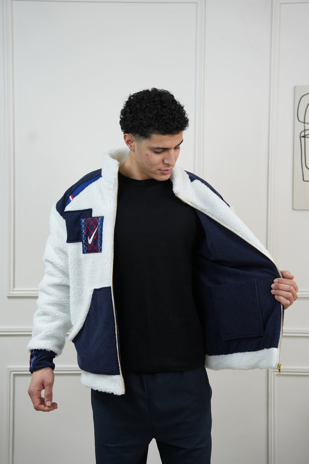 Veste textile sportif transformé