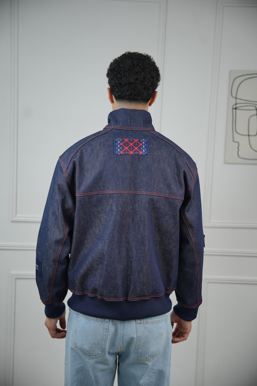 VESTE EN JEANS UPCYCLÉE