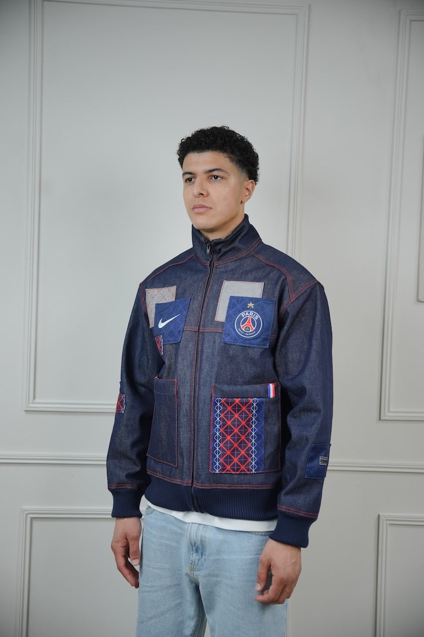 VESTE EN JEANS UPCYCLÉE