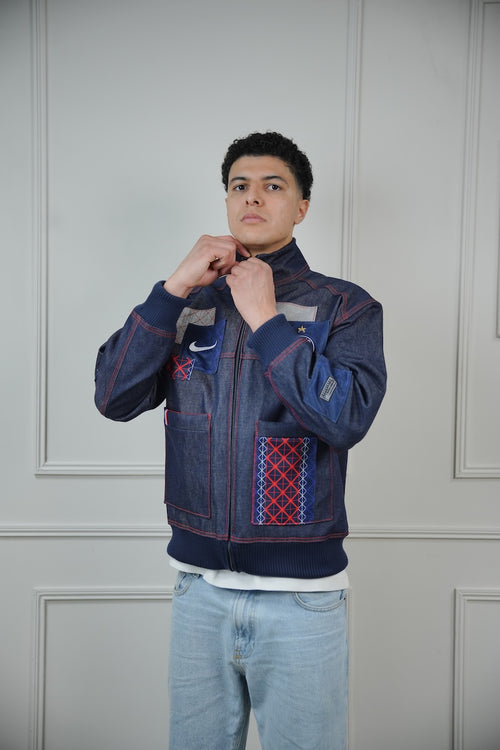 VESTE EN JEANS UPCYCLÉE