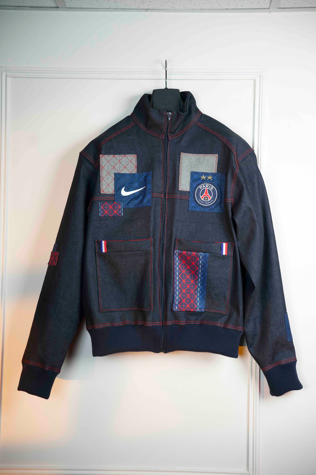 VESTE EN JEANS UPCYCLÉE