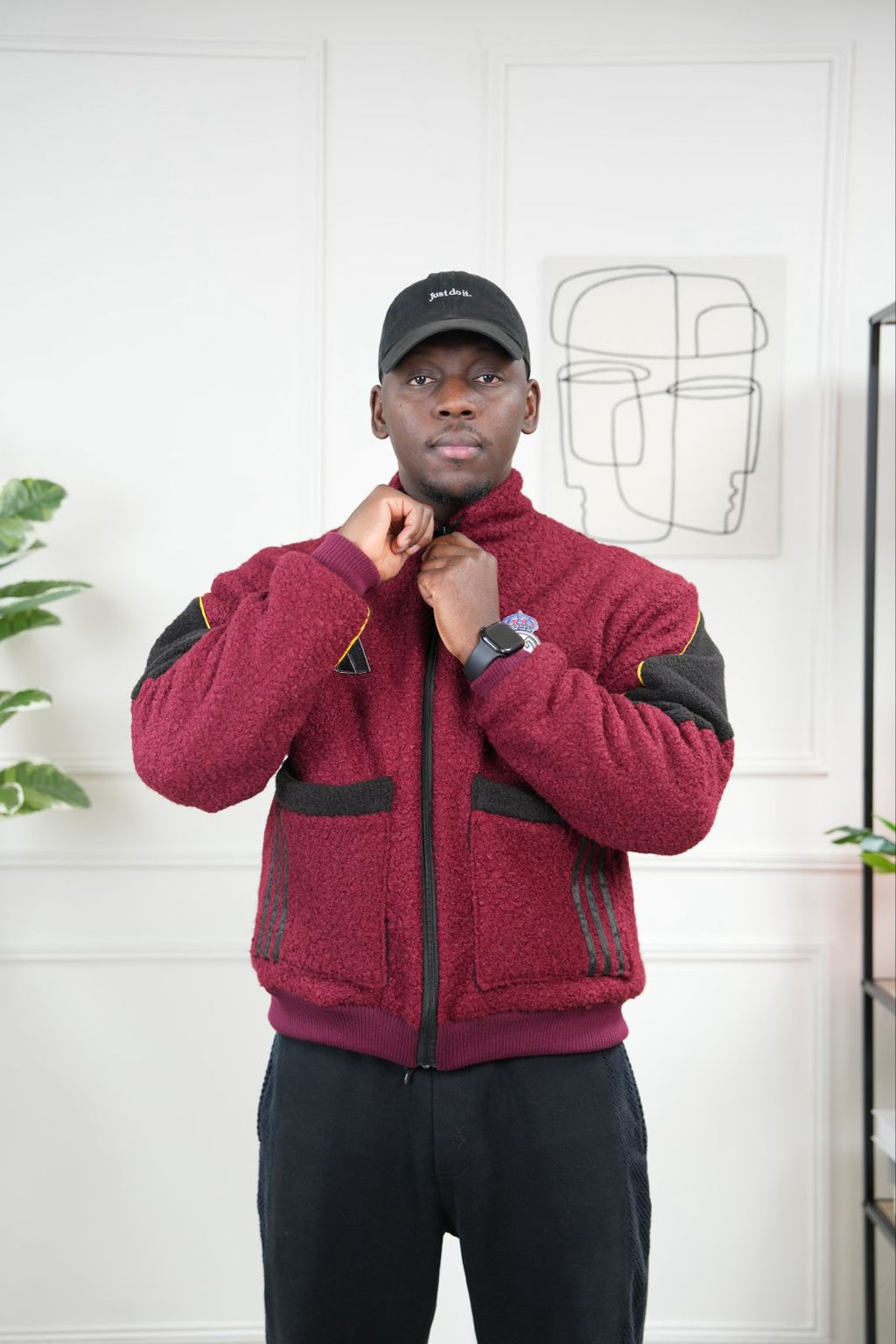 Veste textile sportif transformé